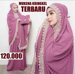 MUKENA TERBARU 2024 CRINKLE URAGIRI PREMIUM AIRFLOW RUBIYAH TERLARIS SAAT INI / MUKENA TERBARU