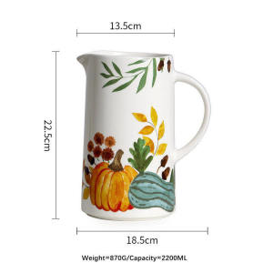 Omk phong cách Mỹ underglaze gốm nước lạnh bình lớn bình nước kín bình