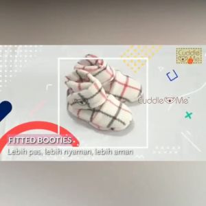 Cuddleme Sepatu Kaos Kaki Bayi Fitted Booties Lembut Nyaman