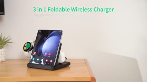 Foldable Wireless Charger Stand for Samsung Galaxy Z Fold 5 4 3 S23 S22 Ultra Fast Charging Dock Station