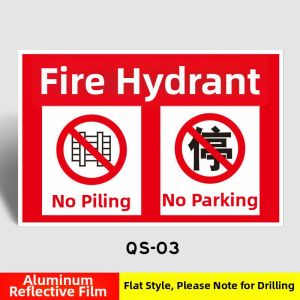 RUIKELAIXIANG | No Parking & Storing Water Supply Point Fire Safety Sign