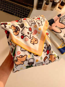 น่ารัก กระเป๋าเดินทางแต่งหน้าแบบพกพาความจุขนาดใหญ่ถุงเก็บดูแลผิวเมจิกเทปเหนียวนํามาใช้ใหม่ออแกไนเซอร์จัดเก็บสําหรับทุกคน