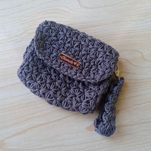 dompet mini rajut handmade