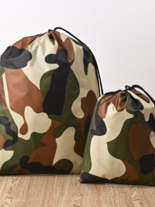 Camouflage Waterproof Drawstring Storage Bag