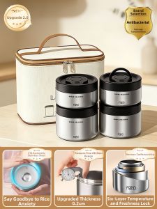 YOULUNMEI | 24-Hour Insulated 316 Stainless Steel Lunch Box With Lid