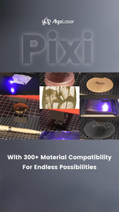 Free Gift*100psc! AlgoLaser PIXI 96W เครื่องแกะสลักเลเซอร์ DIY เลเซอร์แกะสลัก 0.05 มม. พื้นที่แกะสลัก 100มม.*100มม. สามารถแกะสลักโลหะและอะครีลิคได้ แก้วใช้งานง่ายใน 5 นาที นามบัตรโลหะฟรี 100 ใบ รองรับภาษาไทย จัดส่งจากประเทศไทย