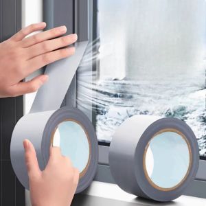 1/3/6pcs 5cmx5M Anti Leakage Window Windproof Tape Winter Door Gap Sealing Tape High Adhesion Without Leaving Adhesive Base Tape