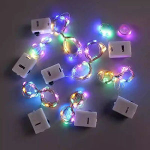 20pcs Fairy Lights Battery (Includ) 16 Ft 5m 50 LEDs Mini String Lights for DIY Home Wedding Christmas Party Mason Jars Decor