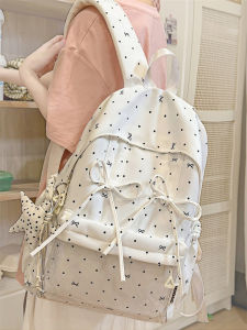 Trendy High-capacity Dots Backpack