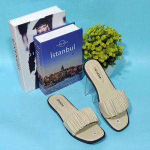 SANDAL SELOP WANITA KERUT NVDAA SLOP 1