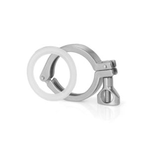 1Pcs Pipe clamp 1.5" 2" 2.5" Tri Clamp 50.5/64mm Ferrule 304 Stainless Steel Tri Clover Sanitary Fitting for home Brewing