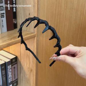 Upgraded Version Double-Sided Large Tooth Wave Hairband High Forehead Face Washing Hair Clip Womens Headwear Fashionable Hair Accessories