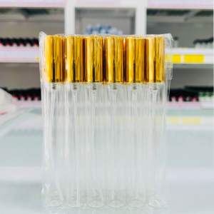 ขวดสเปรย์ ขวดปากกาใส 10ml ฝาเงิน  ฝาทอง ขวดฉีดน้ำหอม บรรจุ 1 โหล