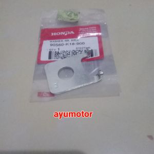 plat dudukan mur as roda belakang washer rr axle verza 150 cb150 verza original honda 90560K18900