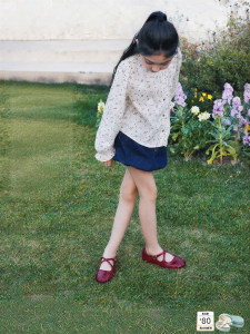 Joy & Peace | Spring New Style Tigers Eye French Flat Mary Janes Leather Shoes