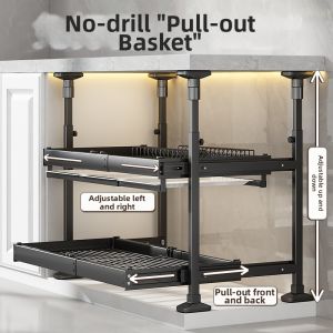 ZHUOLESHI | Pull-out Dish Drying Rack