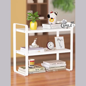 Smile😊 พร้อมส่ง💯 ชั้นวางของบนโต๊ะ ชั้นจัดระเบียบบนโต๊ะทำงาน ที่วางของบนโต๊ะ ชั้นเก็บของ จัดระเบียบบนโต๊ะทำงาน ชั้นวางคอม