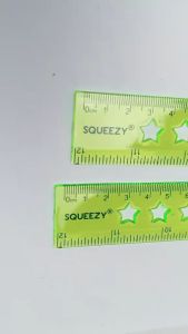 Penggaris Bening / Transparent Ruler 30 Cm Squeezy 1 Pcs