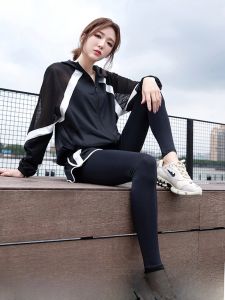 ชุดโยคะสำหรับผู้หญิงไซส์ใหญ่ ชุดออกกำลังกายวิ่งฟิตเนสหลวมเซ็กซี่กระชับสัดส่วนแห้งเร็ว ชุดกระชับสัดส่วนฤดูใบไม้ผลิและฤดูร้อน