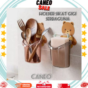 CANEO Tempat Sikat Gigi Beruang Serbaguna