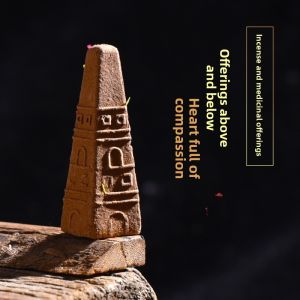 Natural Home Use Tibetan Incense Tower Offering above And below Distribution Perfume Essential Oil Spiritual Enlightenment
