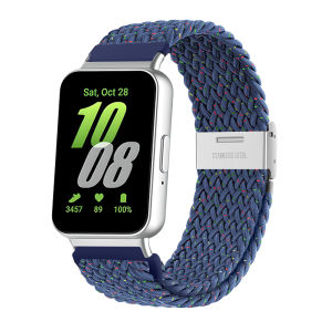 GEEKTHINK | Dây Đeo Bằng Nylon Bện Cho Samsung Galaxy Fit 3 Dây Đeo Thay Thế Phụ Kiện Vòng Đeo Tay Họa Tiết Hình Học