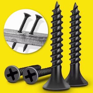 black cross self-tapping screws M3.5 locking screws metal suitable for drywall gypsum board and light steel joist