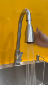 Kran Cuci Piring Fleksibel & Kran Dapur Stainless SUS 304