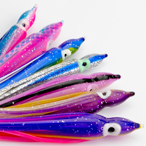 Soft Octopus Lure 60-120mm Octopus Hoochies Squid Skirt Trolling Lure PVC Luminous Skirt Fishing Lure
