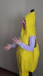 ชุดจั๊มสูท คอสเพลย์ผลไม้ กล้วยตลก สําหรับสวมบทบาทสมมุติ