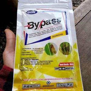 Bypass 60/20WG 100 Gram Insektisida pembasmi Hama wereng  Padi . Butiran Berwarna Krem