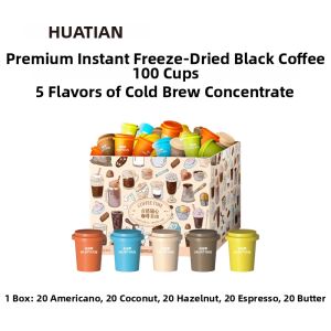 HUATIANCUI | Zero Fat No Sugar Instant Freeze-Dried Coffee Powder