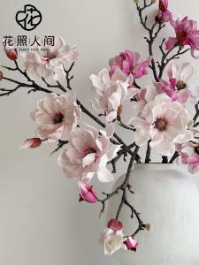 High Quality Large Magnolia Artificial Flowers Chinese Style Home Decor Eva Floor Standing Floral Art Photography Props