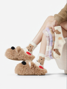 chikoku | Cute Thick Warm Floor Socks