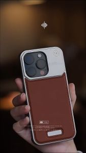 Case hp Frameless aluminium alloy Leather metal bumper Case for iphone 13 14 14 pro 14 pro max 15 15 pro 15 pro max