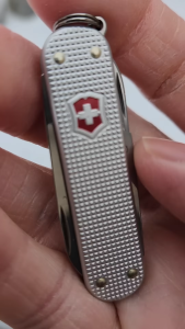 Victorinox Classic SD Alox Folding Pocket Knife 58mm - Multi-Tool Swiss Army Knife for Camping & Hiking