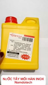 [ 1 CAN VÀNG ] Nước TẨY BÓNG Mối Hàn inox 1000 ml Dung dịch điện hóa dùng cho máy điện hóa Dung Dịch Tẩy Rửa Mối Hàn