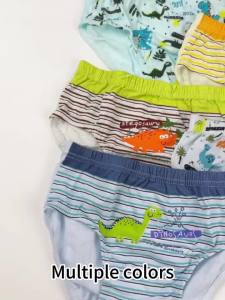 Beast-Kingdom | 5/10 Pieces Cotton Children Triangle Underwear Cartoon Character Mickey Print Boys Panties Soft Kids Knickers Toddler Boy Briefs