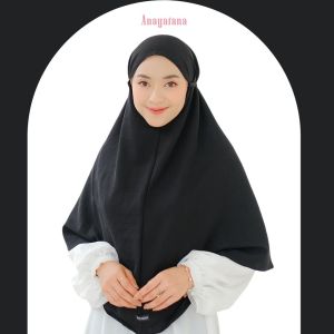 Kerudung Bergo Maryam Crinkleairflow Premium Size L standar