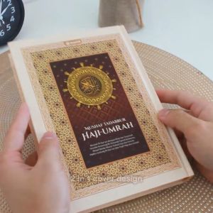 Mushaf Alquran Haji Umrah Bisa Custom Nama Terjemah Tajwid Berwarna Syaamil Quran