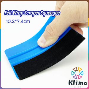 KLIMO Felt Endge Wrap Scraper Squeegee Plastic Squeegee For Car Auto Vehicle Window Film