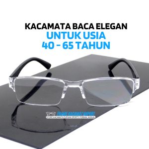 Kacamata Baca Pria Wanita Umur 40 sd 60 Tahun Kacamata Plus +100 sd +300