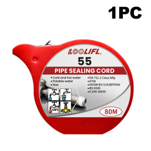LOOLIFL Super waterproof pipeline rope metal wire anti loosening and leak proof adjustable nylon fiber sealant sealing tape