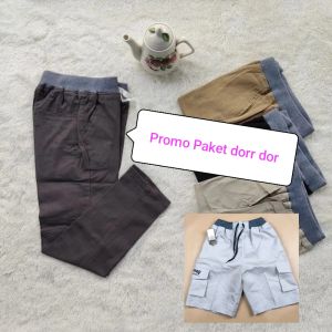 Promo Dorr Dorr 3 Celana Chinos Gratis 1 Celana Pendek Cargo