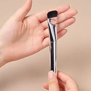 Opaleral แปรงรองพื้นหัวแบน แปรงรองพื้นแบบไม่มีรอยต่อ แปรงแต่งหน้าแบบบางเฉียบ