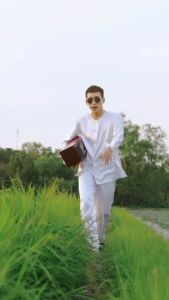 Bộ áo bà ba nam Phi bóng truyền thống - Áo bà ba lụa lẻ nam bộ - Có bộ bà ba Bigsize- may sỉ bà ba toàn quốc - May bộ bà ba theo yêu cầu