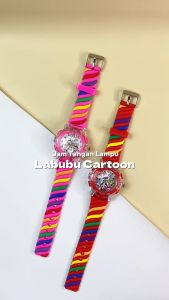 Jam Tangan Lampu Anak Perempuan / Laki-laki Karakter Labubu Cartoon Baru Model Terbaru