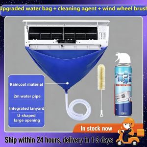 Air Conditioner Cleaning Kit Air Conditioner Water Bag Cleaning Dust Washing Cover Clean Waterproof