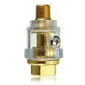1/4 "NPT Mini In-Line Oiler Lubricator สําหรับเครื่องมือนิวเมติก & Air Compressor ท่อซ่อม