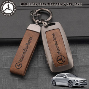 Hợp kim kẽm chìa khóa ô tô từ xa trường hợp đối với Benz Key trường hợp Benz E /A /C /S Class GLC GLA s400l W205 Key trường hợp chìa khóa dễ thương trường hợp Mercedes Benz Keychain Benz Key Bìa